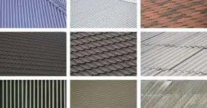 Different types of roofing tiles